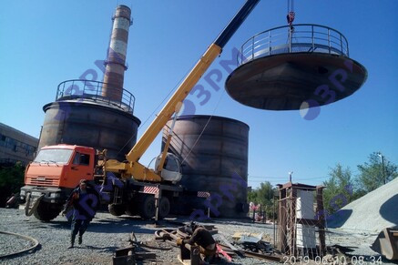 РВС-300 м3 для битума в Казани - Опытный завод резервуаров и металлоконструкций