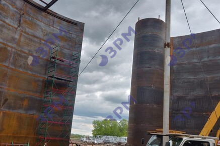 РВС-5000 м3 для битума в Казани - Опытный завод резервуаров и металлоконструкций